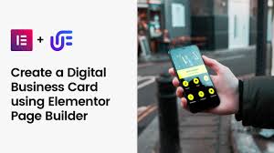 Just about everything has gone digital. Create A Digital Business Card Using Elementor Page Builder Unlimited Elemenets Youtube