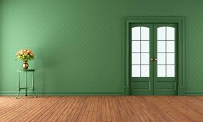 Green Empty Room Empty Room Living Room Green Minimalist Living Room