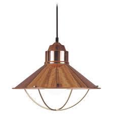 nautical pendant light in copper finish