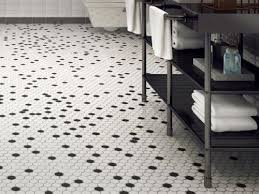 Black And White Mosaic Floor Tiles Restoration Black White Interceramic Usa Black And White Bathroom Floor White Mosaic Bathroom Tile Inspiration