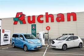 Auchan La Premiere Borne De Recharge Rapide Installee Video Voiture Electrique Borne De Recharge Voiture