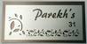 Glass Name Plate Design For Home