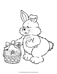 Download by logging in or become a bliss booster. Bunny And Easter Basket Coloring Page Free Printable Pdf From Primarygames