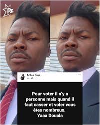 WANDAFUT‼️ Arthur Paye crie sur les 500.000 votants de la ville de Douala  😳😳🙆🏽‍♂️🙆🏽‍♂️🇨🇲