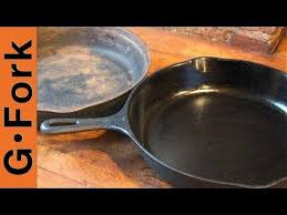 Best Cast Iron Rust Removal Method Using Electrolysis Gardenfork Youtube Cast Iron Rust Removal Cleaning Cast Iron Pans Cast Iron