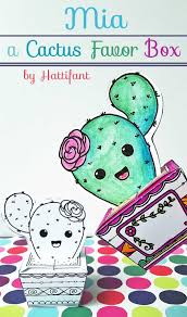 Enable annotations and watch in high quality! Mia The Cactus Cutie Papercraft Hattifant Paper Crafts Cactus Craft Cactus