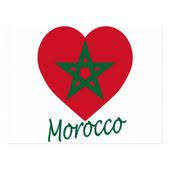 Morocco Flag Heart Postcard Zazzle Com In 2020 Morocco Flag Personalized Custom Morocco