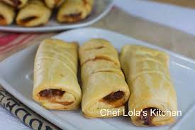 Glue the fins to the back of the toilet paper roll. African Sausage Rolls Chef Lola S Kitchen Video