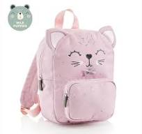 Mini-Rucksack, Rosa Katze - 1 Stk.