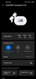 Du kannst mit einer vollen ladung 10 stunden lang ununterbrochen musik hören. Huawei Freebuds Pro Im Test In Ear Kopfhorer Mit Anc