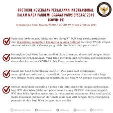 Jul 01, 2021 · liputan6.com, jakarta ppkm darurat akan resmi berlaku. Protokol Kesehatan Perjalanan Internasional Dalam Masa Pandemi Corona Virus Disease 2019 Covid 19