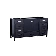 Lifeart cabinetry edinburgh espresso plywood raised panel stock assembled base kitchen cabinet (42 in. Ariel Bath Vanities 60 Inch Kitchen Sink Base Cabinet