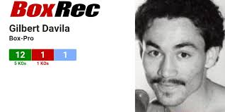 BoxRec: Gilbert Davila
