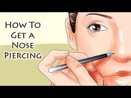 How To Pierce Your Own Nose Nose Piercing Step By Step Nostril Piercing Youtube Nose Piercing Piercing Fake Nose