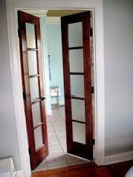 The combination of wood and glass is one of the smartest small bathroom door ideas. Dream Custom Artwork Show Us Your Life Series Bathrooms Bathroom Door Ideas Double Doors Interior Bathroom Doors