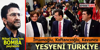 Nihat genç,6 nisan'da veryansın tv'de katıldığı programda, şimdi kalkıyoruz şaibeli i̇zmir'de bir mason mansur yavaş için aynı şeyleri söylemeyeceğim ifadelerini kullandı. Nihat Genc Ten Flas Paylasim Imamoglu Kaftanciogu Kavuncu Iste Yesyeni Turkiye