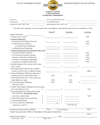 2019 child support forms fillable printable pdf forms