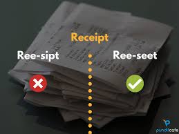 Receipt Pronunciation Correct Pronunciation Of Commonly Mispronounced Words English Pronunciation Learning English Vocabulary Pronunciation English