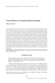 Create beautiful designs with your team. Pdf Current Issues In Ceramic Ethnoarchaeology