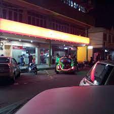 In the afternoon the air temperature warms up to +31.+32°c, dew point: Cimb Building In Telok Panglima Garang