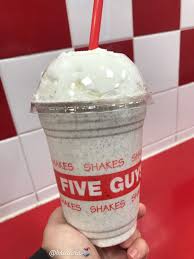 Five Guys Oreo Milkshake Oreo Milkshake Milkshake Oreo