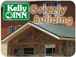 At 108 feet deep and the third largest lake in the park, it is the starting point for scenic backcountry canoe trips to shoshone lake. Yellowstone Kelly Inn Grizzly Building On West Yellowstone Web Cams