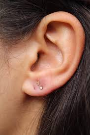 29 Insanely Cool Ear Piercing Ideas That Ll Have You Rolling Up To Claire S Asap Cool Ear Piercings Ear Peircings Double Ear Piercings