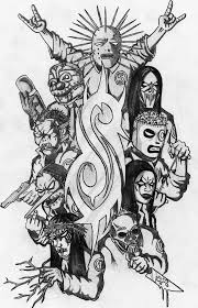 Pin By Christian Williams On Slipknot Slipknot Tattoo Sketches Music Coloring