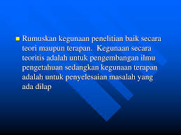 Dalam tinjauan pustaka, peneliti membuat deskripsi secara sistematis tentang hasil penelitian sehingga terdapat dua manfaat penting dari tinjauan pustaka yaitu manfaat epistimologi dan praktik. Metodologi Penelitian Ppt Download
