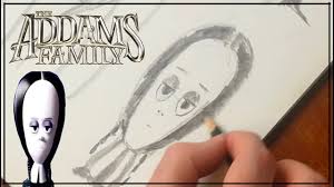 The addams family coloring pages the addams family is a group of spooky characters created by a cartoonist named charles addams in america. How To Draw Morticia Addams From Addams Family 2019 Real Time Youtube