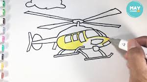 Gambar mewarnai helikopter untuk anak paud dan tk. Detail Gambar Belajar Menggambar Dan Mewarnai Gambar Helikopter Untuk Anak