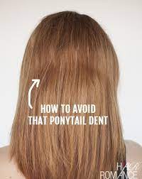 How To Avoid The Ponytail Dent Hair Romance Perfect Ponytail Hair Romance Hair Hacks