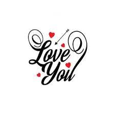 Love You Typographic Vector Love Vector Valentines Heart Png And Vector With Transparent Background For Free Download Love You Animated Love Images Valentines Day Words