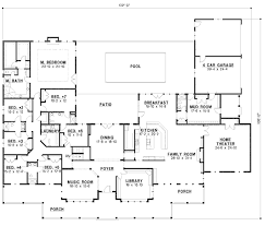 Country Style House Plan 7 Beds 6 Baths 6888 Sq Ft Plan 67 871 Country Style House Plans Large House Plans 6 Bedroom House Plans