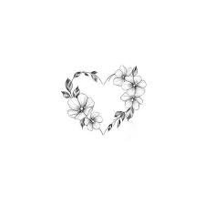 Herz Blumen Tatowierung Smalltattoos Blumen Smalltattoos Tatowierung In 2020 Heart Flower Tattoo Tattoos Small Flower Tattoos