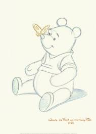 Pooh Bear Makes A Friend Art Print At Eu Art Com Disney Drawings Winnie The Pooh Disney Sketches