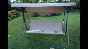 A backyard canopy provides more than shade from the summer sun. Home Depot Hampton Bay Futon Swing Assembly Tutorial Youtube