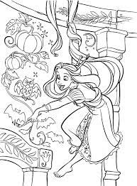 Flynn rider climbs rapunzel's tower coloring page from tangled category. Rapunzel Coloring Pages Free Printable Novocom Top