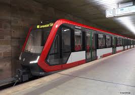 Siemens Type G1 Metro Trains For Nuremberg Train Light Rail Vehicle Rail Car