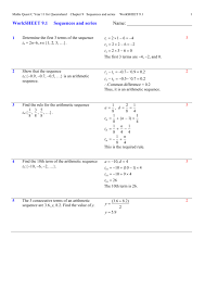 Do you also not want to get aspersion for your bad mathematical download and install this arithmetic and geometric sequence for your working platform. Sequences And Series Worksheet 7