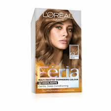 The hairstyles with a bounce in the hairstyle give more volume hair highlights. L Oreal Paris Feria 63 Light Golden Brown Hair Color 1 Ct Mariano S