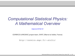 At the end of the course the student is expected to have a hands on experience in modeling, algorithm development, implementation and calculation of physical quantities of relevance in interacting many body problems in physics. 2