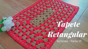 pin em tapete de croche
