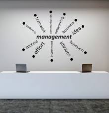 Vinyl Wall Decal Management Office Decor Business Training Words Stickers Unique Gift 1605ig Office Wall Decals Office Wall Design Office Wall Graphics