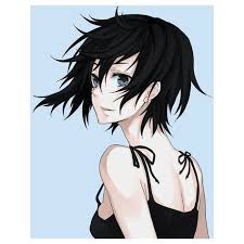 Is it the quiet girl with the glasses? Super Hair Black Anime Girl Short Ideas