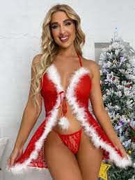 Frauen Sexy Halfter Pelz Weihnachten Dessous Spitze Weihnachts Kostüm - Buy  Weihnachten Dessous,Weihnachten Kostüm,Halter Dessous Product on Alibaba.com