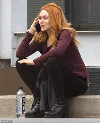 Elizabeth olsen reprises her role in avengers: Elizabeth Olsen Lets Red Hair Down On Set Of Wandavision In Atlanta In 2021 Elizabeth Olsen Elizabeth Olsen Scarlet Witch Elizabeth Olsen Style