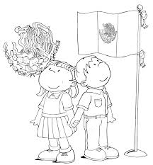 Por ti bandera mexicana la promesa de amarte con el alma. Dia De La Bandera De Mexico Para Pintar Colorear Imagenes