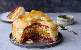 Vegan Rainbow Vegetable Pie Vegan Food Living Recipe Vegetable Pie Vegan Pies Recipes Vegan Recipes