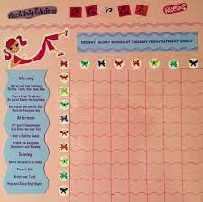 I Made This Reward Chart For My 8 Year Old Daughter Reward Chart Charts For Kids Weekly Chore Charts